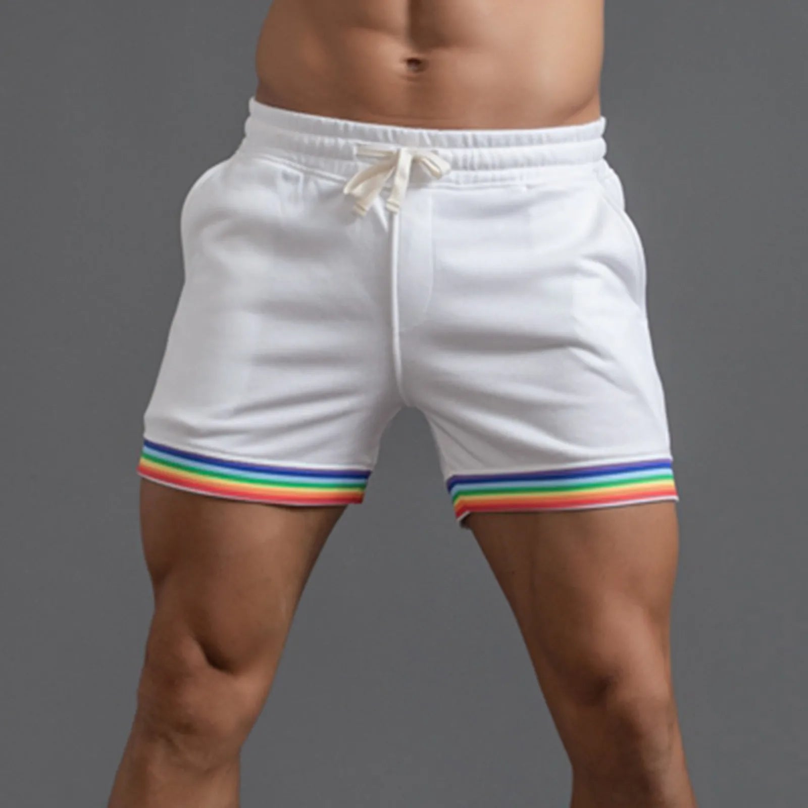 Starry Glow Rainbow Shorts.
