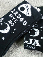 Dark Magic Star Moon Gothic Socks