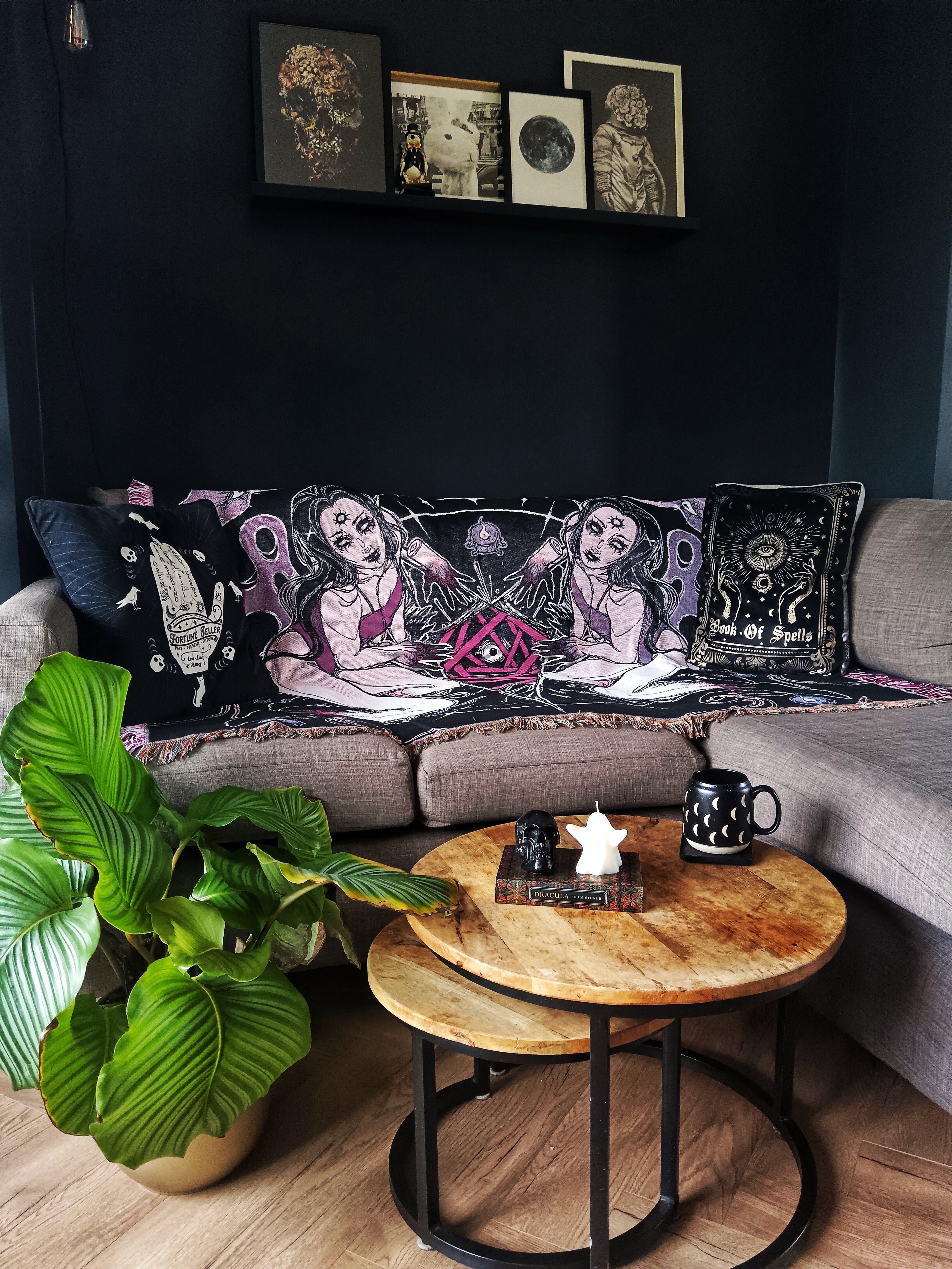 Seance Summoning Ritual Woven Blanket