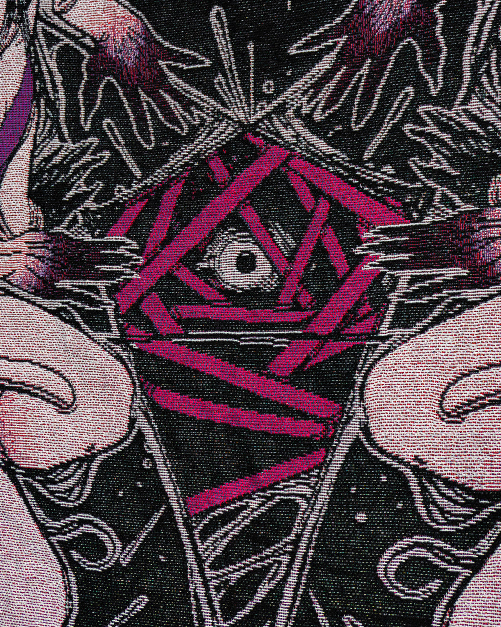 Seance Summoning Ritual Woven Blanket