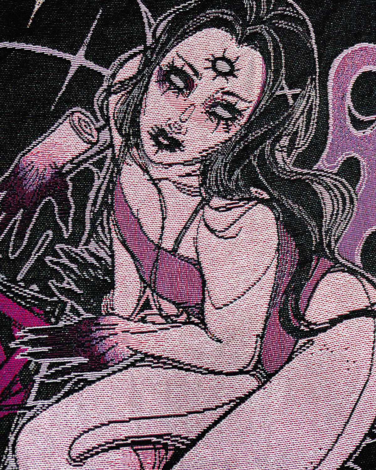 Seance Summoning Ritual Woven Blanket