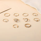 Starlit Dreams Boho Ring Set – 10pcs