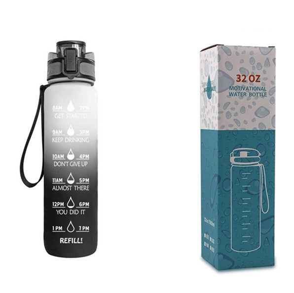Hydrate Glow Time Marker Bottle | 1L Motivational Water Bottle