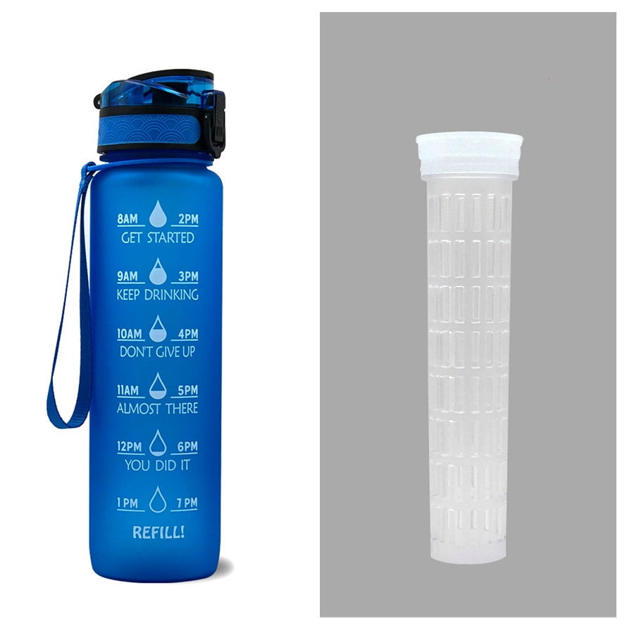 Hydrate Glow Time Marker Bottle | 1L Motivational Water Bottle