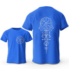 Viking Rune Compass Nordic Sigil Tee | Graphic Cotton T-Shirt