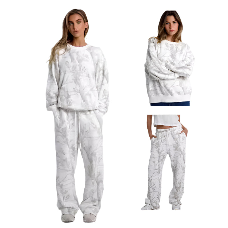 Maple Camo Street Set | 2-Piece Hoodie & Sweatpants Streetwear Suit