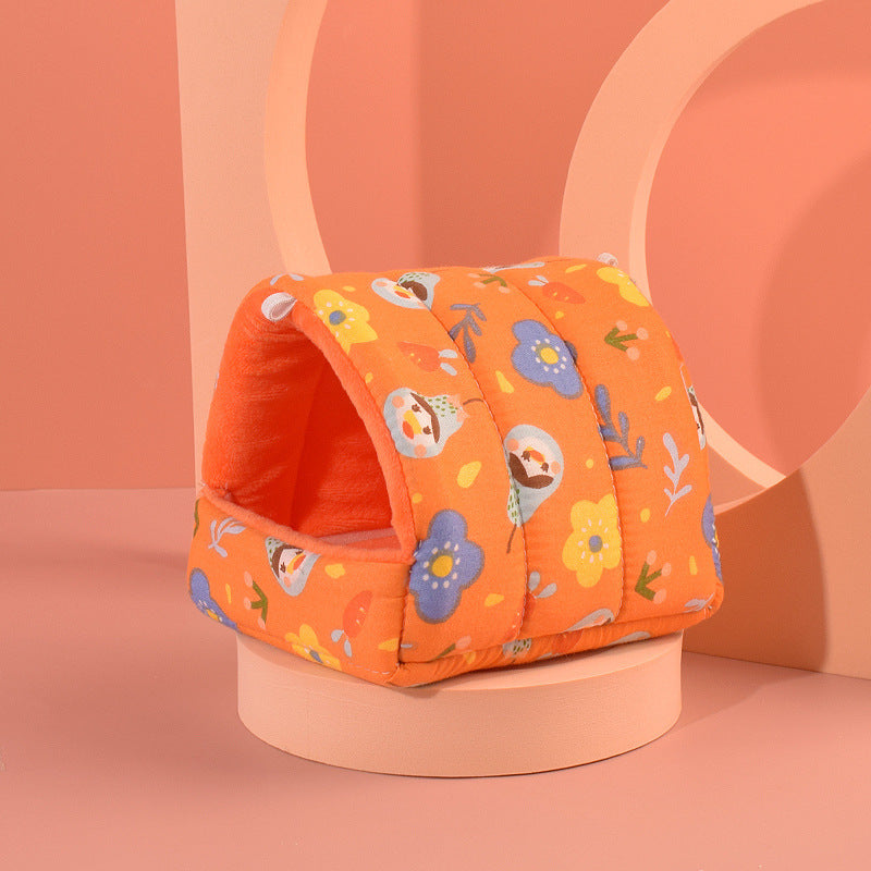 Snuggle Tales Plush Hamster Nest | Soft Cotton Hideaways in Cute Animal Styles