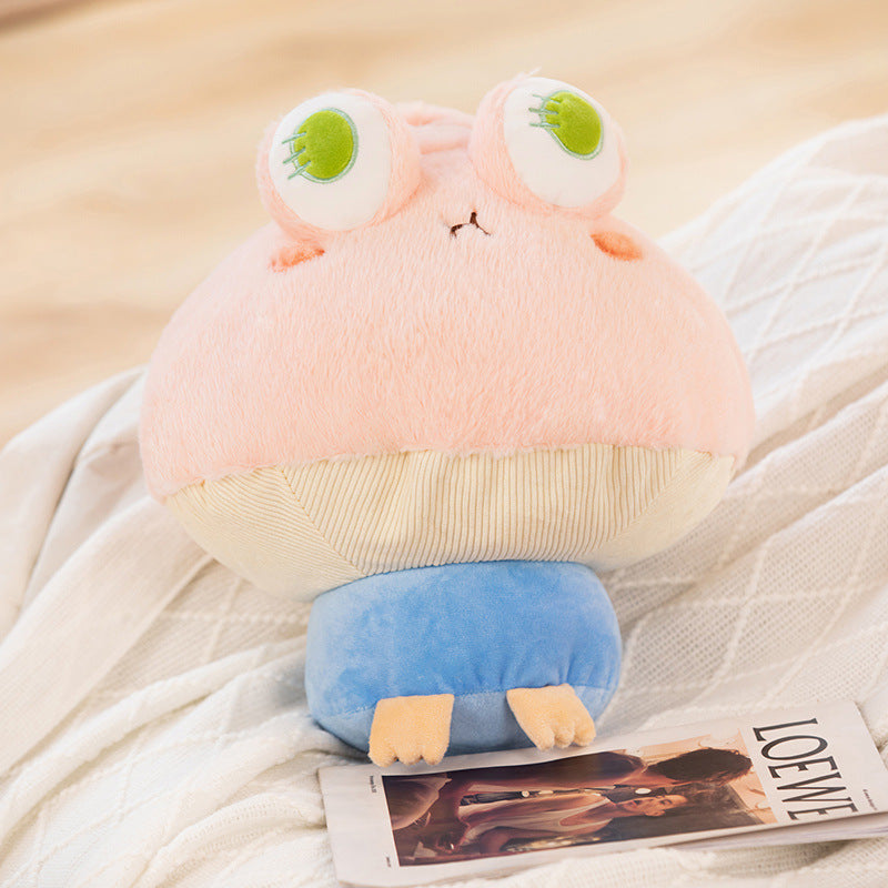 Toadstool Froggie Cuddle Buddy.