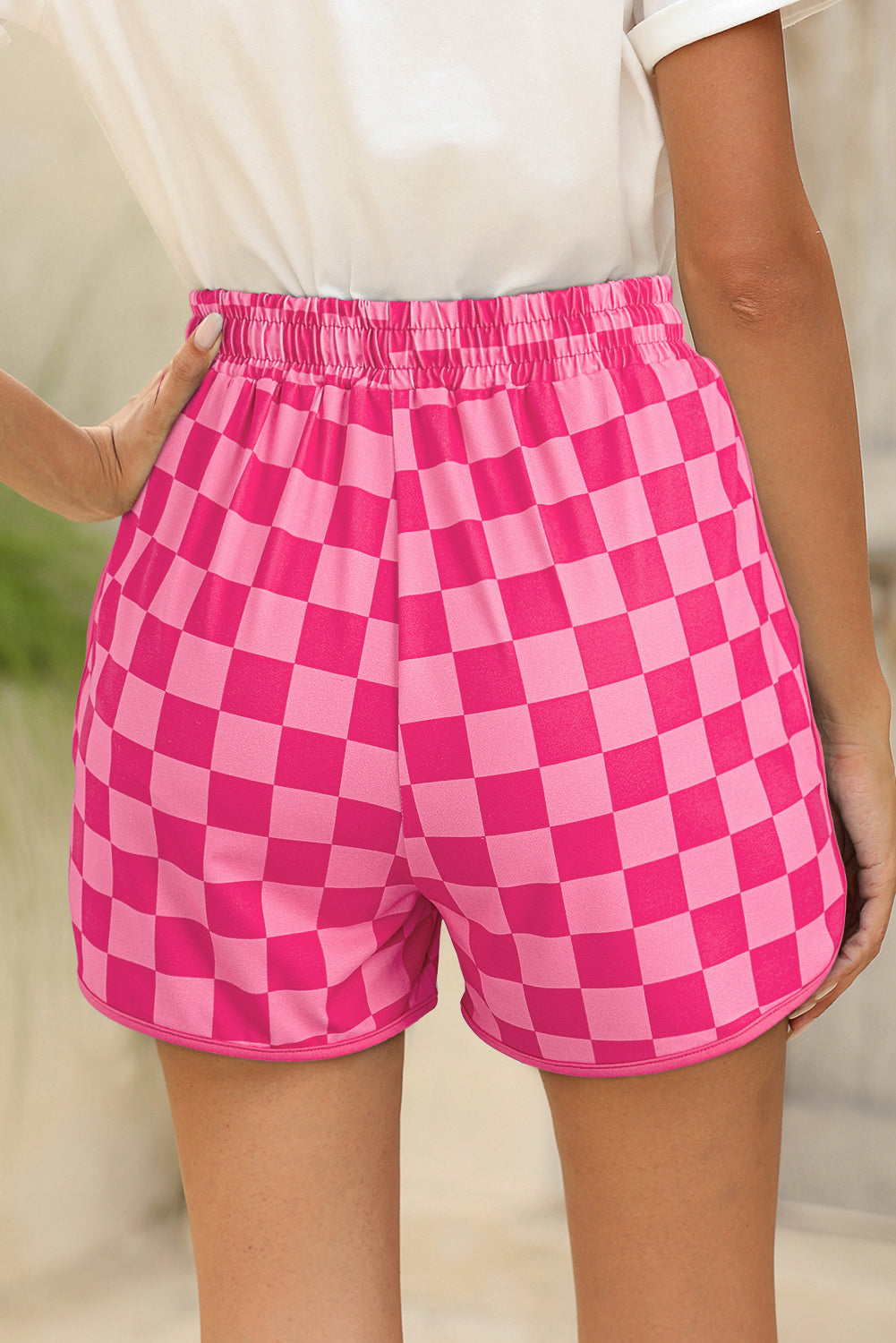 Sweet Static Checkered Shorts.