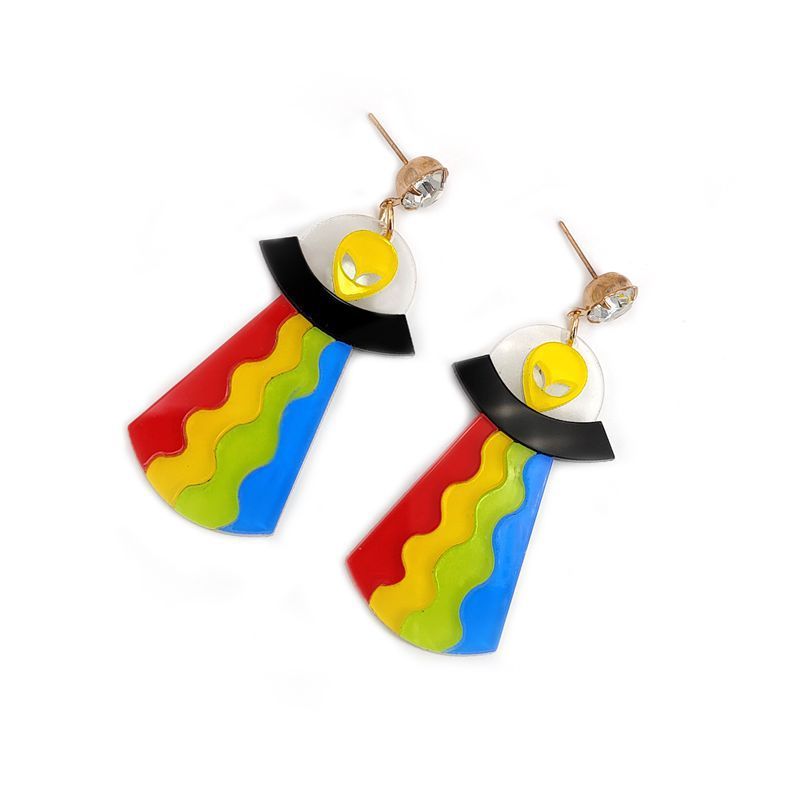 Galaxy Drip Alien Earrings
