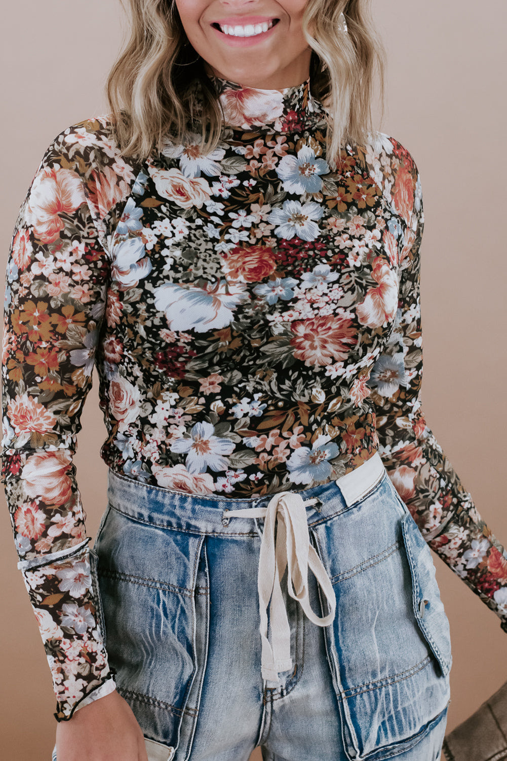 Petal Kiss Mesh Top