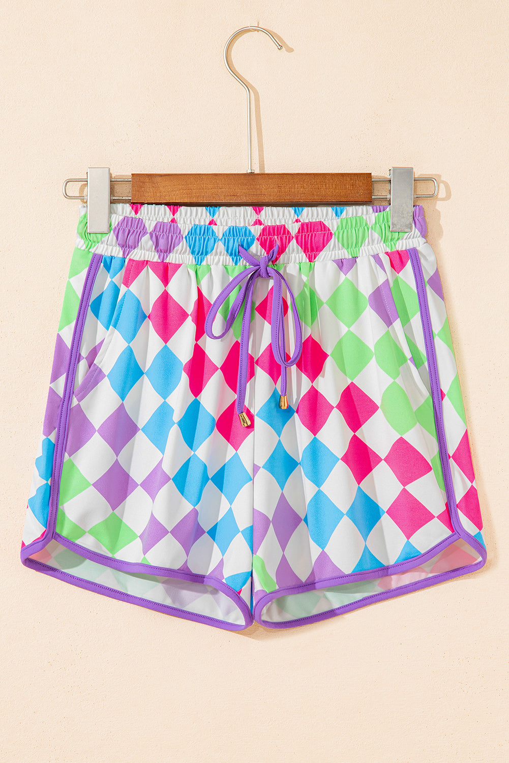 Sweet Static Checkered Shorts.