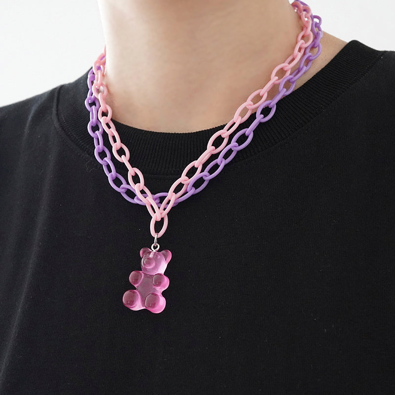 Candy Charm Layered Necklace.