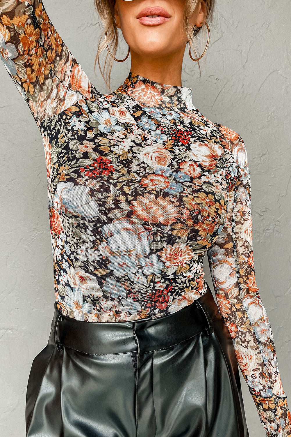 Petal Kiss Mesh Top