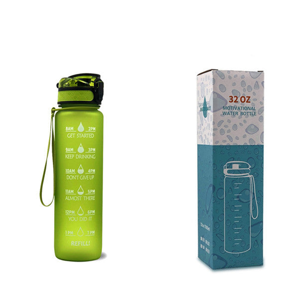 Hydrate Glow Time Marker Bottle | 1L Motivational Water Bottle