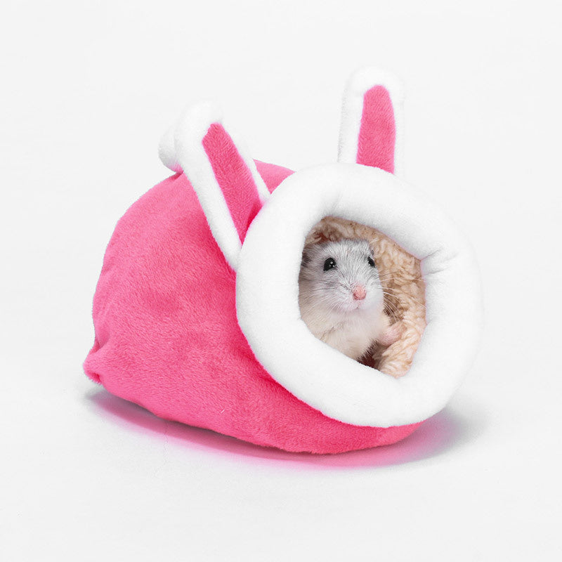 Snuggle Nibble Mini Nest | Warm Cotton Bed for Hamsters & Tiny Pets