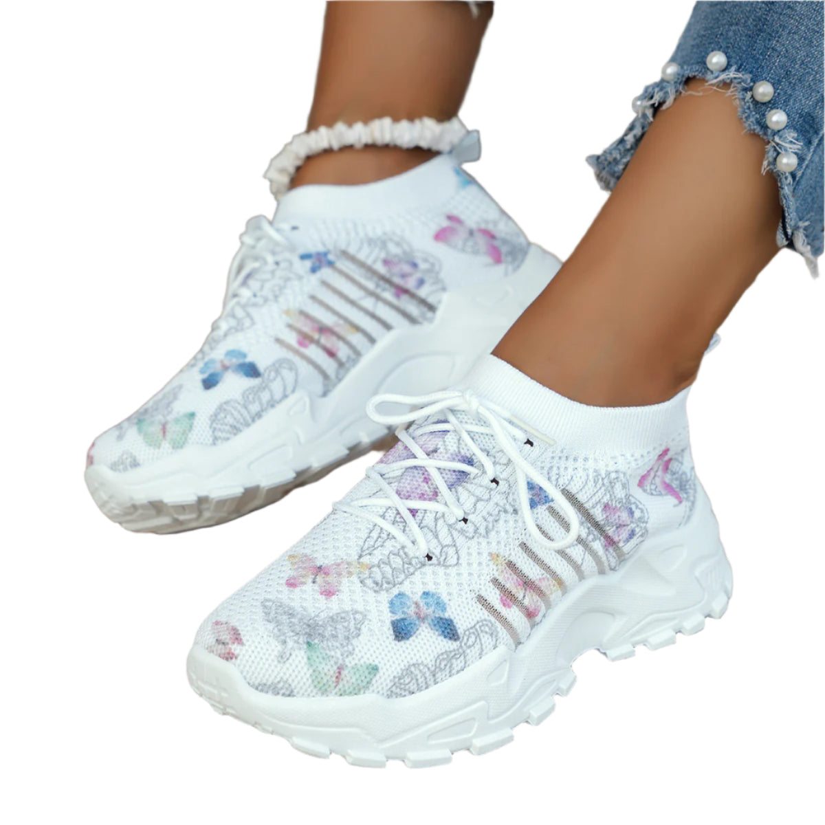Casual  Colorful Mesh Sneakers