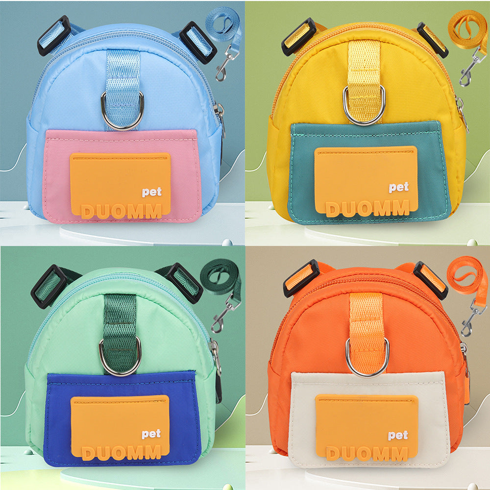 Paw Pack Colorblock Travel Pet Bag | Pet Backpack for Walks & Adventures