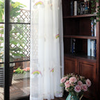 Pastel Rainbow Mesh Curtains.