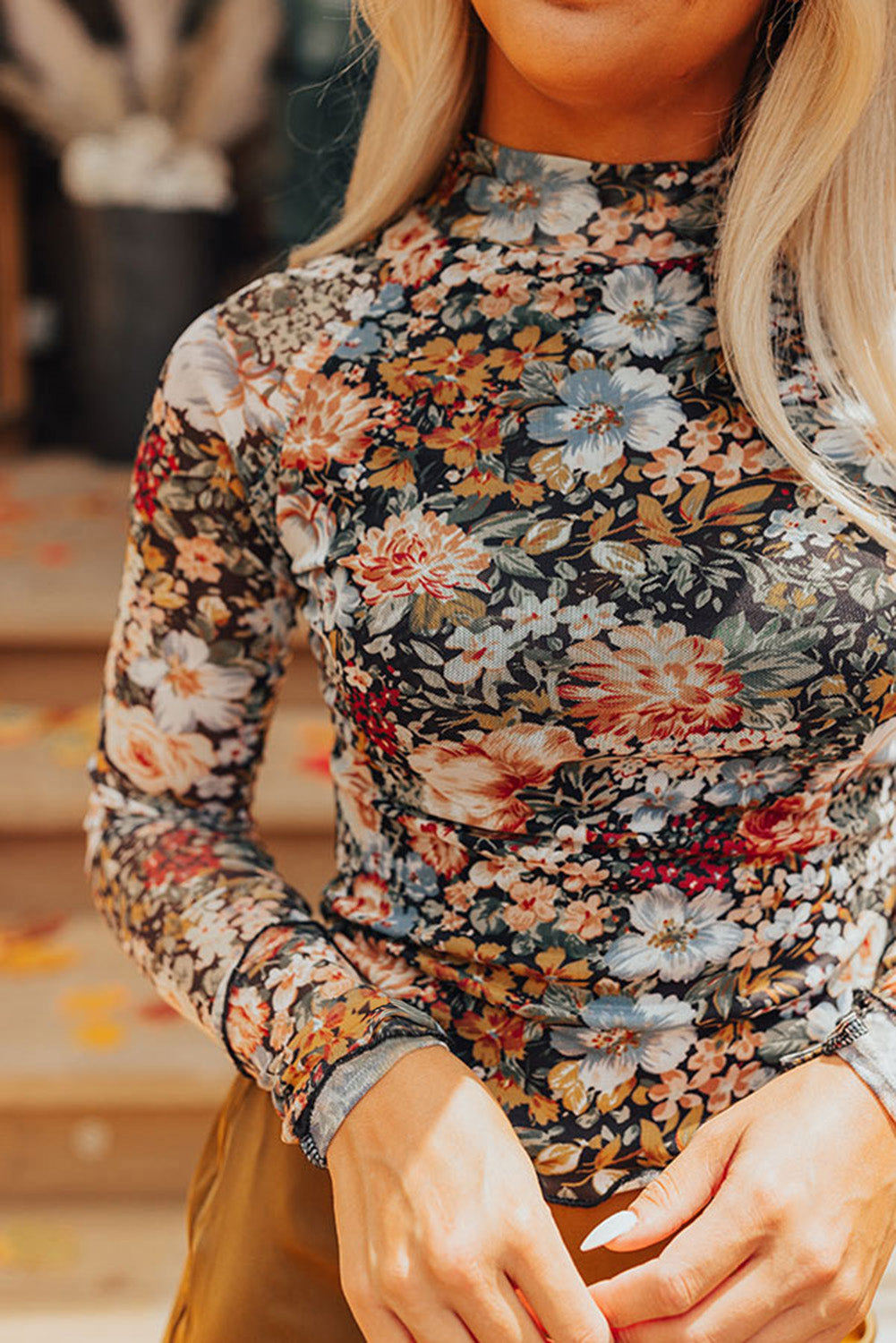 Petal Kiss Mesh Top