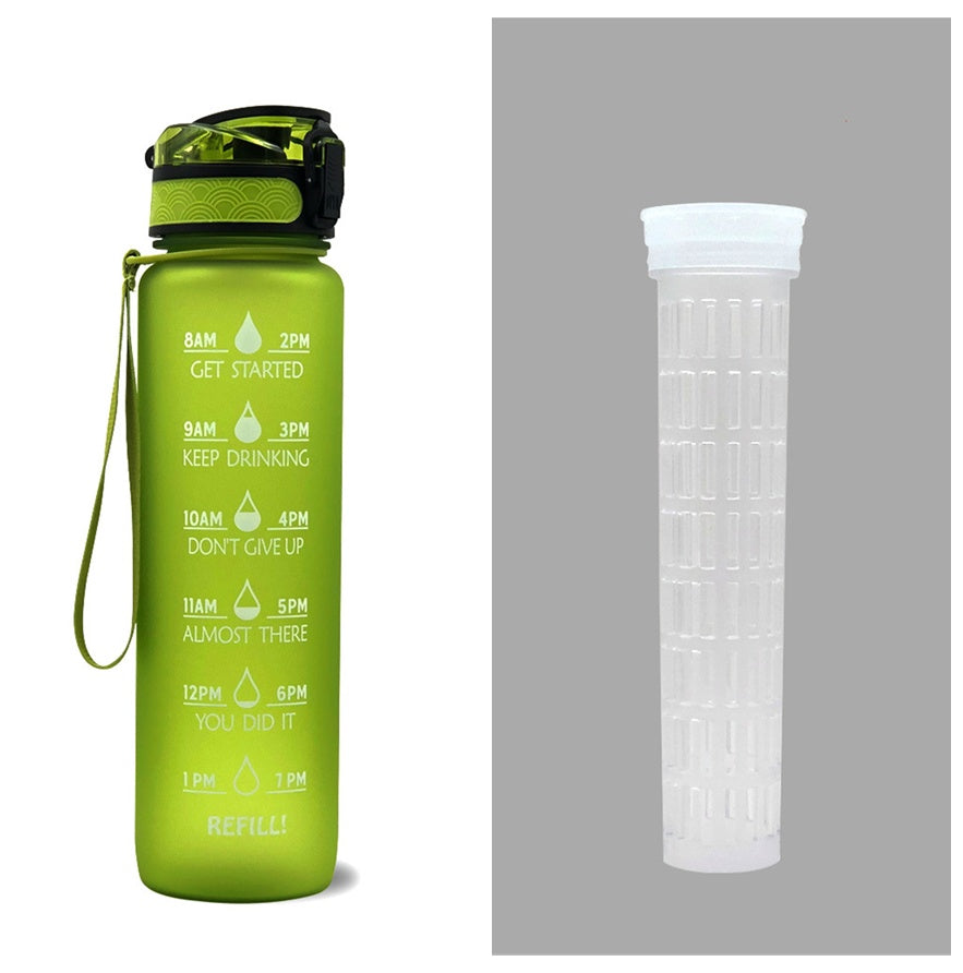 Hydrate Glow Time Marker Bottle | 1L Motivational Water Bottle