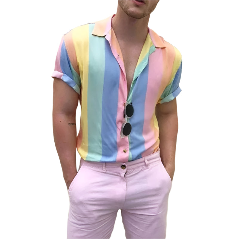 Sunbeam Streak Button-Up Shirt