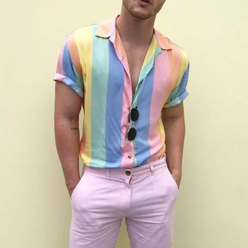 Sunbeam Streak Button-Up Shirt