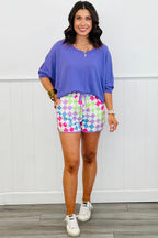 Sweet Static Checkered Shorts.