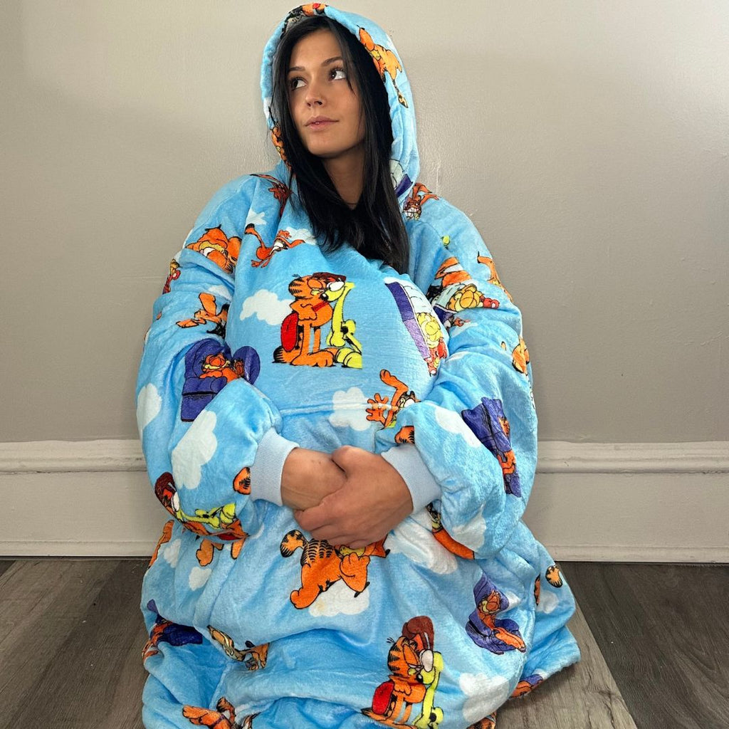 Garfield Wearable Blanket Hoodie