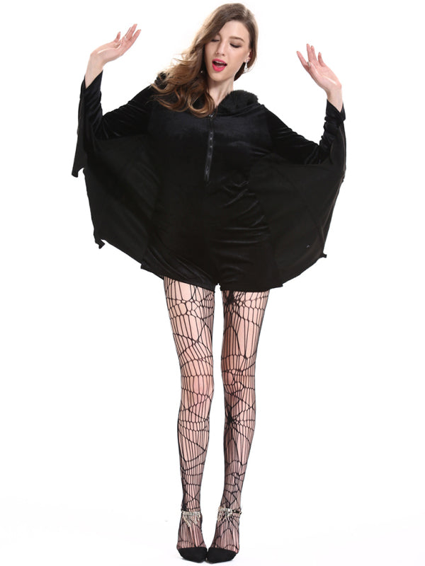 Midnight Flutter Batwing Dress – Spooky Chic