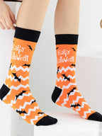 Spooky Unisex Socks – Skull, Vampire, Pumpkin & Bat Fun
