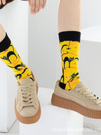 Spooky Unisex Socks – Skull, Vampire, Pumpkin & Bat Fun