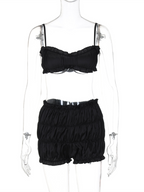 Sugar Pearl Satin Lounge Set