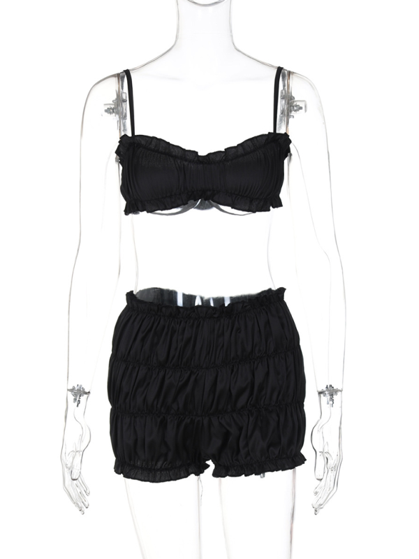 Sugar Pearl Satin Lounge Set