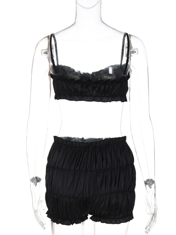 Sugar Pearl Satin Lounge Set