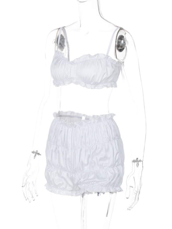 Sugar Pearl Satin Lounge Set