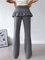 Ballet Baddie Layered Bootcut Pants
