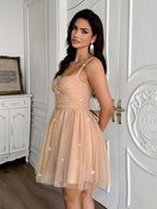 Starlight Soirée Strapless Party Gown – Elegant Dream Dress