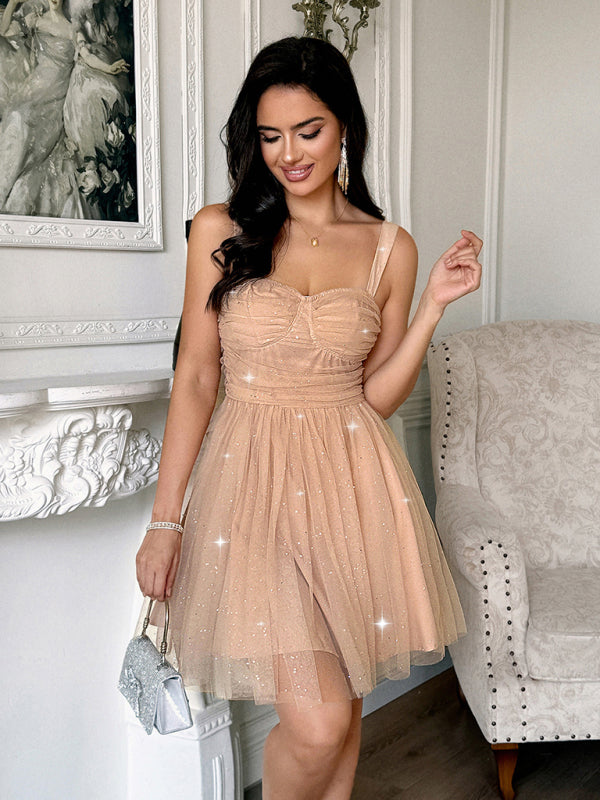 Starlight Soirée Strapless Party Gown – Elegant Dream Dress