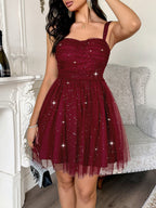 Starlight Soirée Strapless Party Gown – Elegant Dream Dress