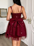 Starlight Soirée Strapless Party Gown – Elegant Dream Dress