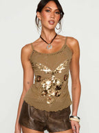 Butterfly Babe Sequin Camisole