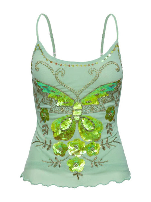Butterfly Babe Sequin Camisole