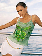 Butterfly Babe Sequin Camisole