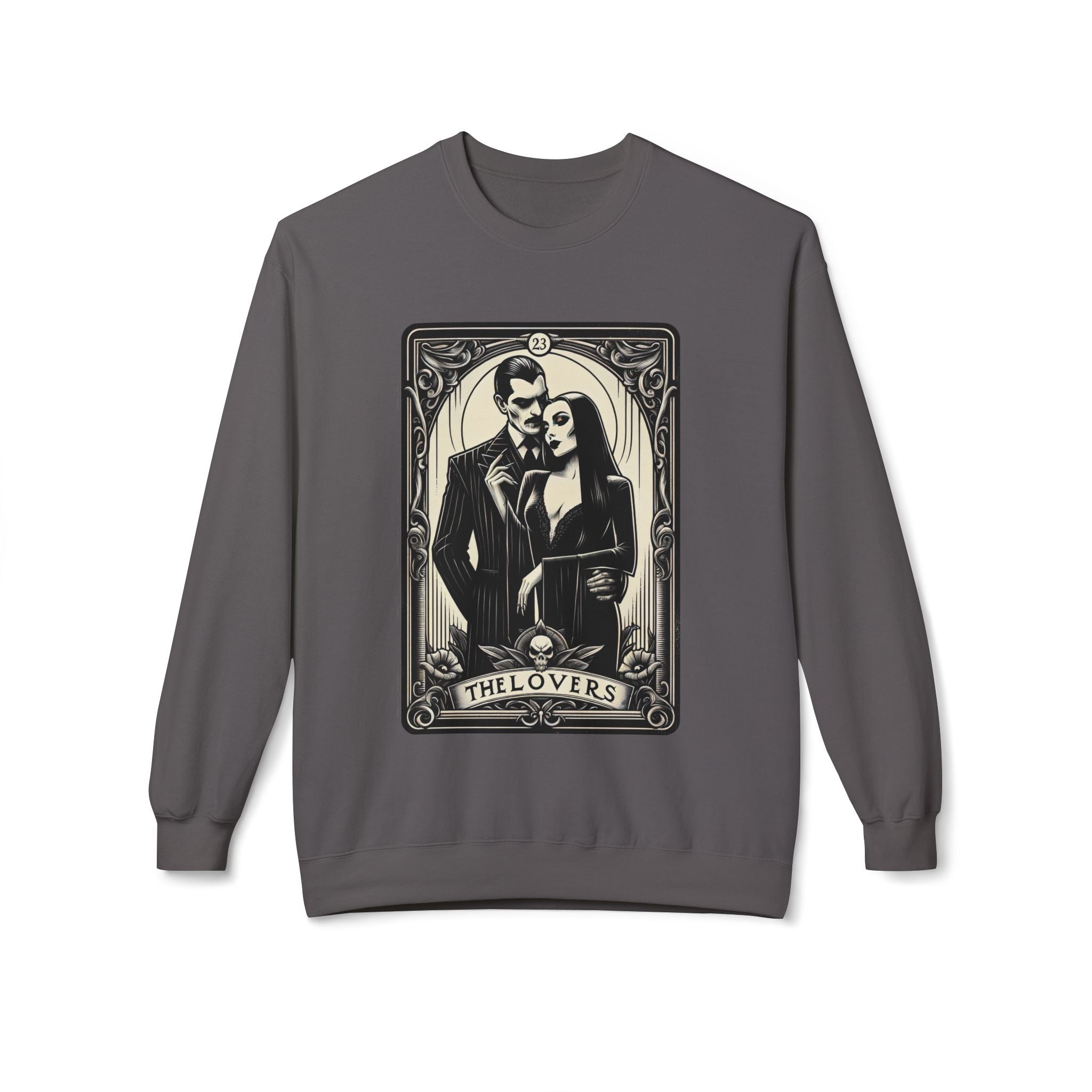 Morticia and Gomez Addams Tarot Sweatshirt