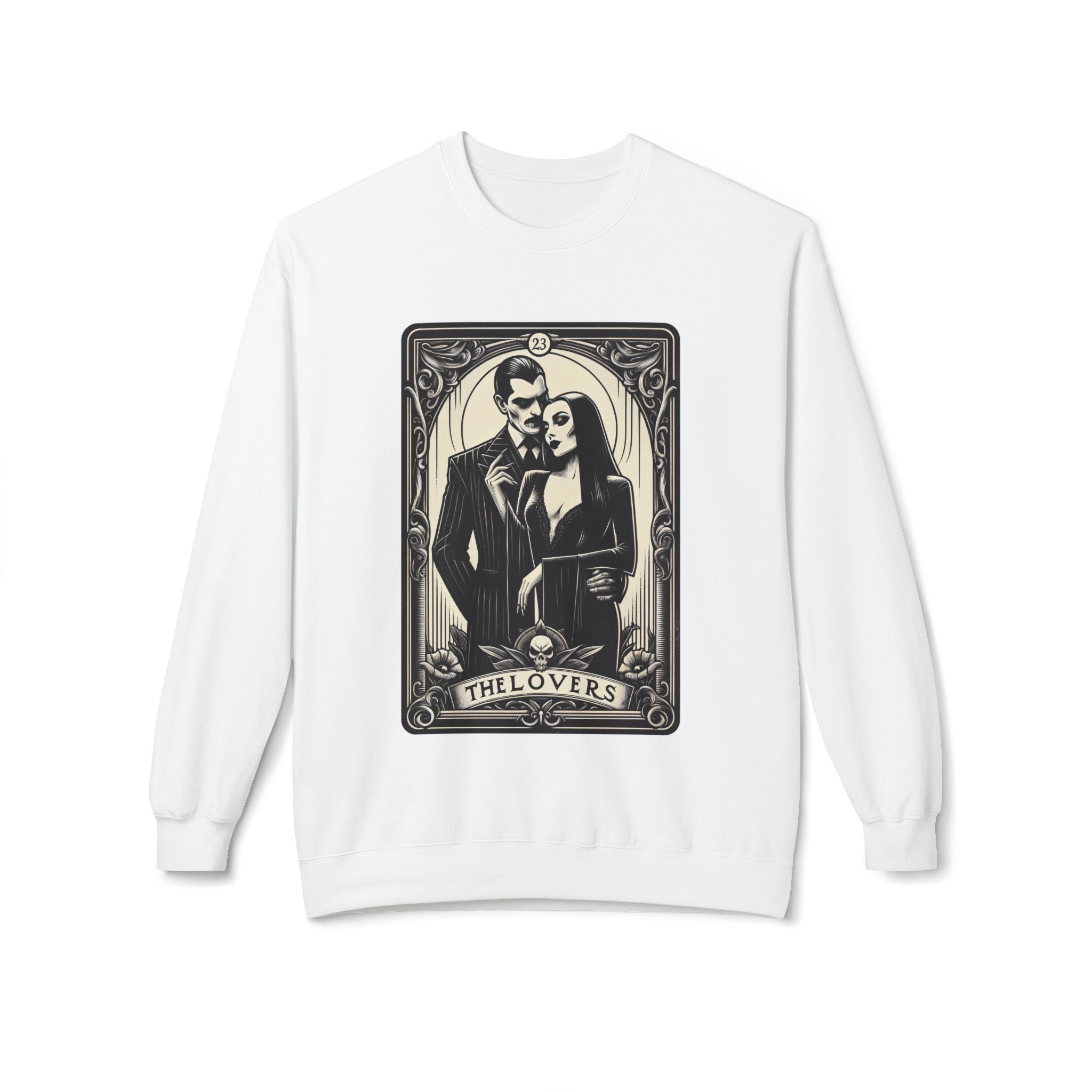 Morticia and Gomez Addams Tarot Sweatshirt