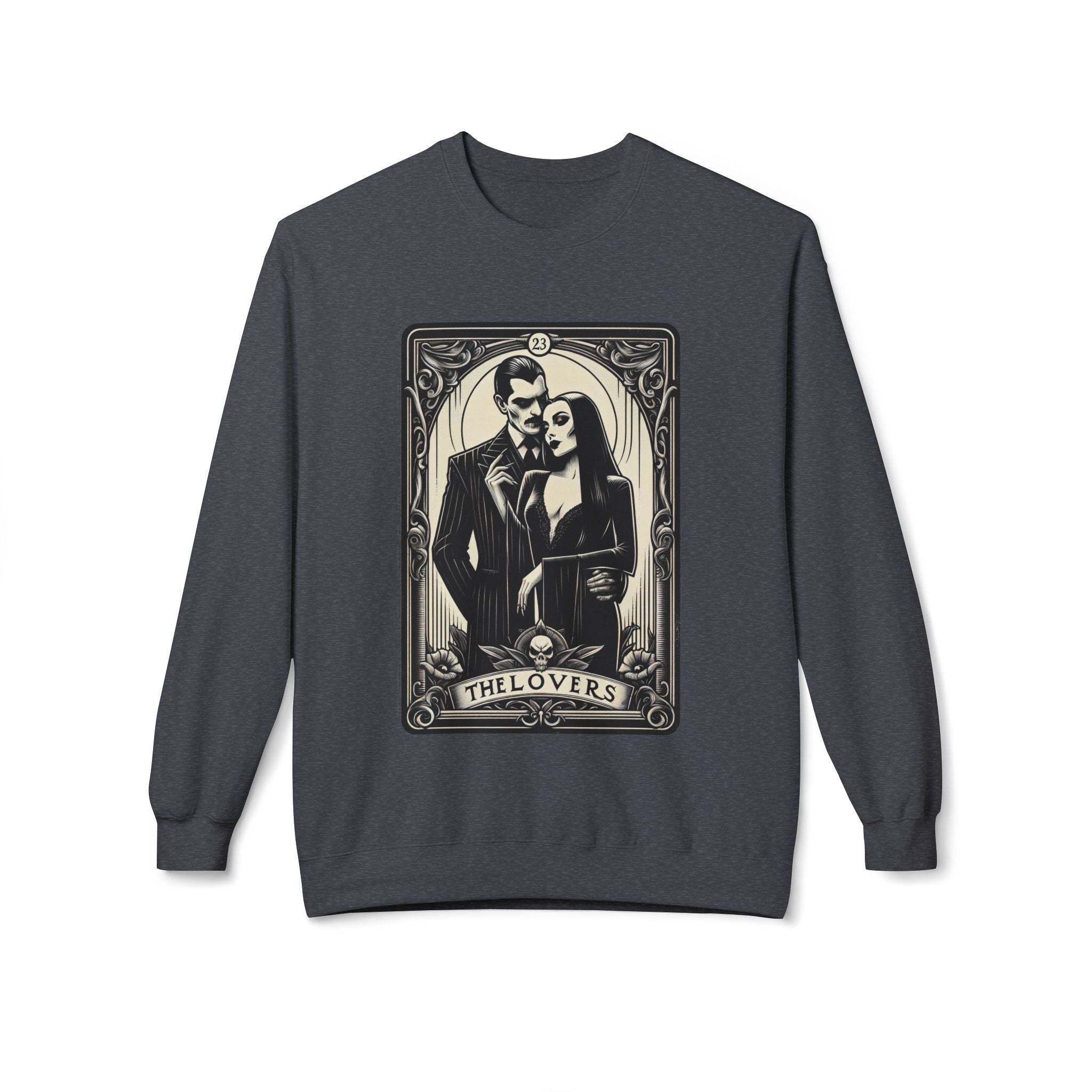 Morticia and Gomez Addams Tarot Sweatshirt
