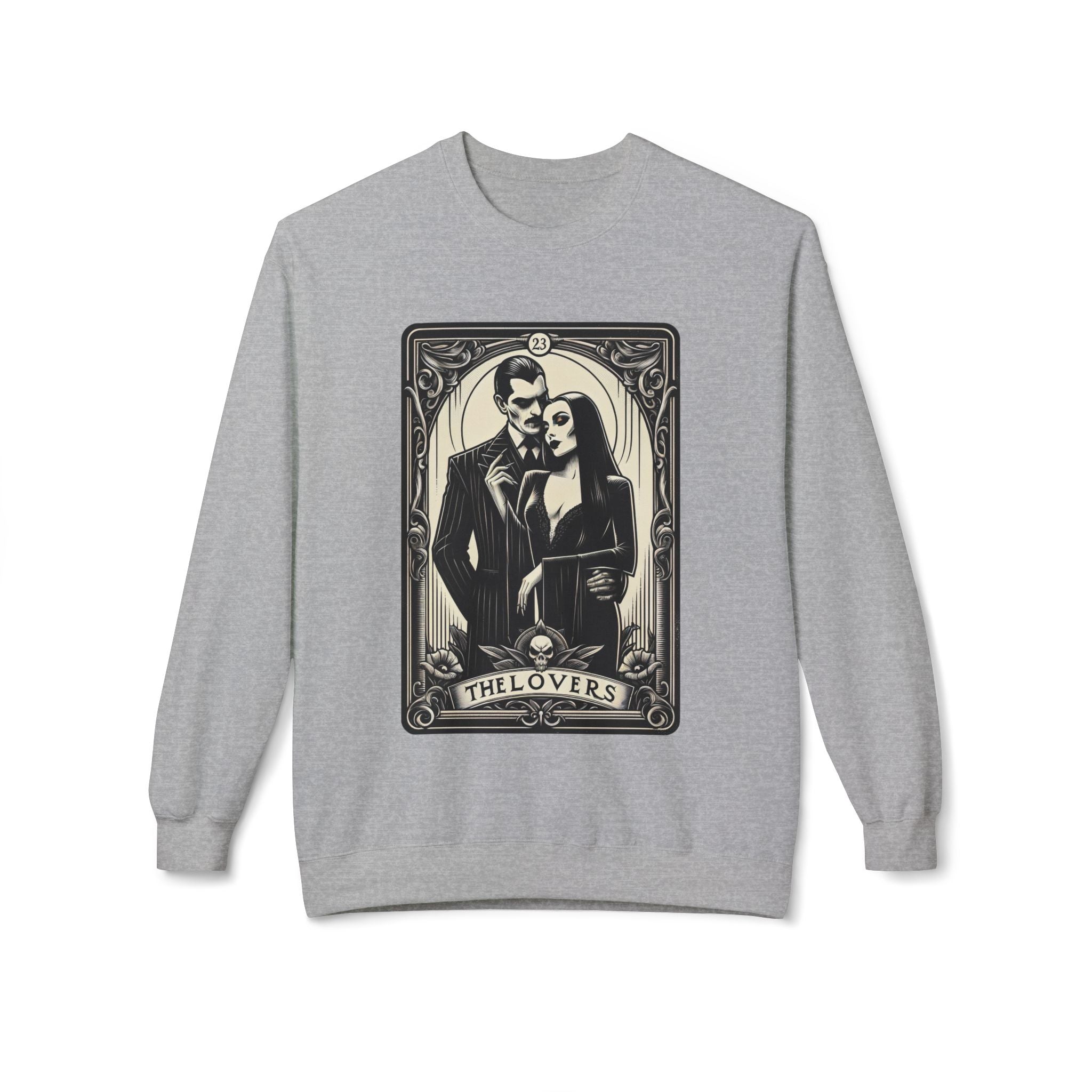 Morticia and Gomez Addams Tarot Sweatshirt
