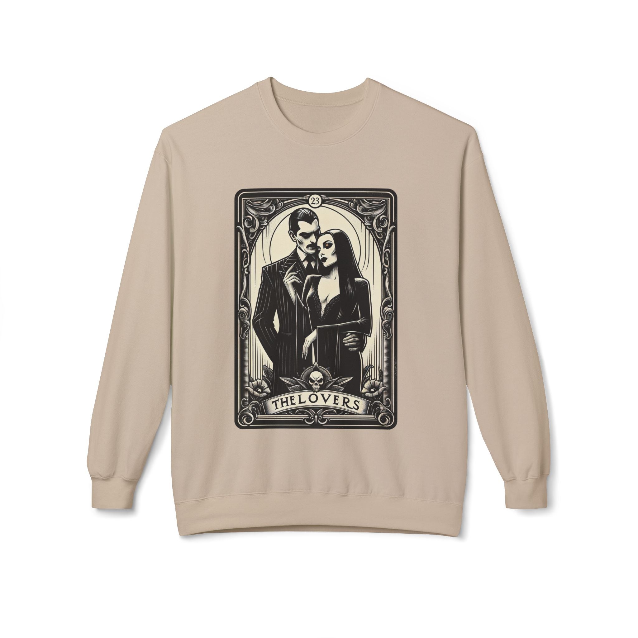Morticia and Gomez Addams Tarot Sweatshirt